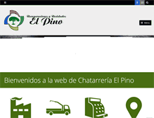 Tablet Screenshot of chatarreriaelpino.com